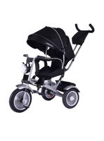 Triciclo Multifuncional 360° Con Luces Lubabycas Negro