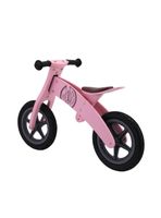 Bicicleta de Equilibrio Madera Wood LuBabycas Rosada