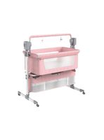 Cuna Colecho Mecedora Eléctrica Rosada Lubabycas