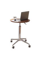Mesa Lateral Auxiliar Centro Regulable 63-85cm Side Café