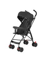 Coche Paragua Con Posa Vaso Swift Negro LuBabycas