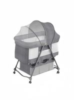 Cuna Moisés Con Accesorios Gris Lubabycas