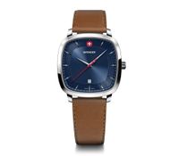 Reloj Vintage Classic cuero dial azul Wenger