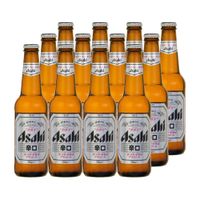 12X Cerveza Asahi Botellín 5,2° 330Cc