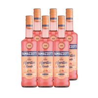 6x Licor Ramazzotti Aperitivo Rosato 15° 700cc