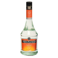 Licor Tres Plumas Triple Sec 39° 700Cc