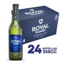 24X Cerveza Royal Guard Botellín 5° 355Cc