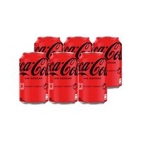 6x Bebida Coca Cola Sin Azúcar Lata 350cc