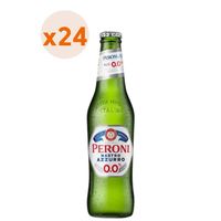24X Cerveza Sin Alcohol Peroni Sin Alcohol Botellín 0° 330Cc