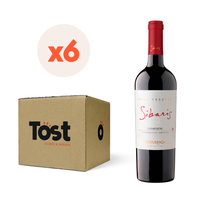6x Vino Sibaris Gran Reserva Carmenere 14° 750cc