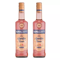 2x Licor Ramazzotti Aperitivo Rosato 15° 700Cc