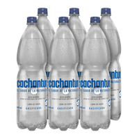 6x Agua Mineral Cachantun Con Gas 1600cc