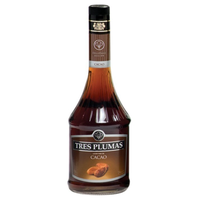 Licor Tres Plumas Licor De Cacao 24° 700Cc
