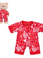 Pijama Rojo Corazones Val 26 Build-A-Bear