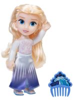 Muñeca con accesorios frozen de disney - elsa vestido blanco