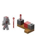 Minecraft Figura 8cm- Fuegos Artificiales Del Protector