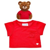 Polera Build a Bear roja para peluches