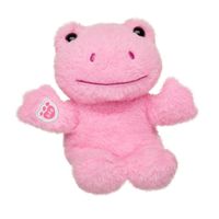 Peluche mini Build a Bear rana rosa colección