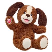 Peluche Build a Bear perro marrón y beige
