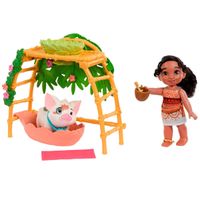 Set de juego muñeca Moana con accesorios Pua y bañera