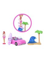 Muñeca Barbie mini colección convertible rosa