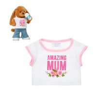 Polera Build a Bear Amazing Mum mensaje amoroso