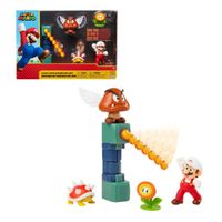 Playset Nintendo diorama Castillo Lava con figuras de acción