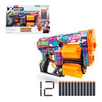 Lanzador de dardos X SHOT Sonic automático 12 dardos Robot