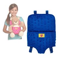 Mochila Build A Bear azul para osos de peluche