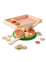 Juego de pizza de madera Melissa and Doug con ingredientes