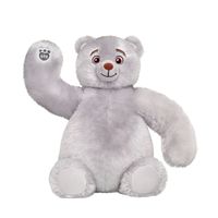 Peluche Build a Bear oso gris Merry Mission Navidad