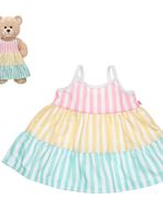 Vestido largo líneas Build-A-Bear