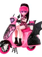 MONSTER HIGH MUÑECA DRACULAURA CON SCOOTER