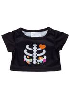 Polera Esqueleto Negra Build-A-Bear