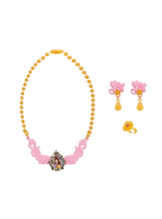 Set De Collar Y Aros Princesas De Disney - Bella