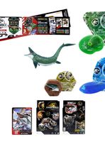 HUEVO MEDIANO CON DINOSAURIO Y SORPRESAS JURASSIC WORLD