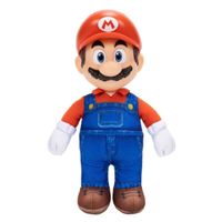 PELUCHE CON CABEZA PLASTICA 23 CM NINTENDO PELICULA - MARIO