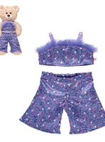 Set 2 Piezas Piel Morado Honey Girls Build-A-Bear