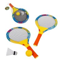 Set de raquetas Ansaldo con pelota y pluma para playa