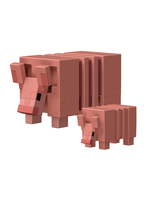 Minecraft  Figura 8 cm Crafting-Armadillo Y Bebé Armadillo