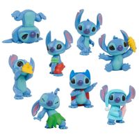 Figuras STITCH colección 8 figuras de acción