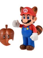 Figura 6 Cm Con Acc Super Mario Nintendo - Raccoon Mario