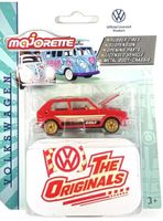 Vehículo MAJORETTE colección deluxe Volkswagen Golf MK1 rojo