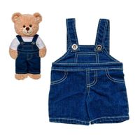 Jardinera Build a Bear overol de jeans para peluches