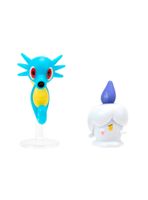 Set 2 figuras de entre 5 a 8 cm pokémon - horsea + litwick
