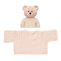 Sweater Build a Bear blanco invierno para peluche