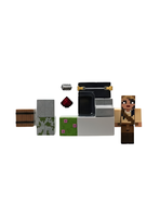 Minecraft Figura 8cm Con Crafting 2pack-La Trampa De Trapper