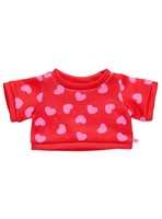 POLERON ROJO CORAZONES BUILD-A-BEAR