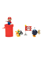 Playset Figura 6 Cm Bowser Airship Deck Super Mario Nintendo