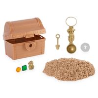 Cofre del Tesoro Kinetic Sand - 170 g de Arena con Sorpresa